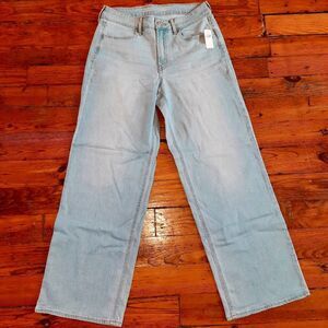 Old Navy Light Blue Flare & Wide Leg Jeans